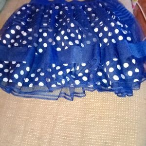 Polka dotted skirt